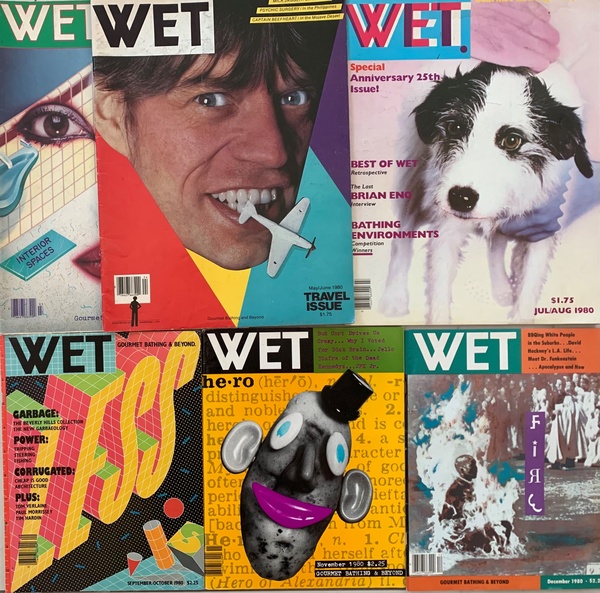 WET: THE MAGAZINE OF GOURMET BATHING AND BEYOND - ISSUES 4, 5, 7
